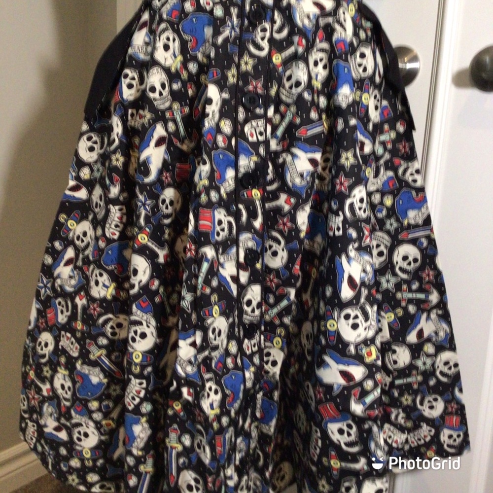 Hell Bunny Rock On Circle Skirt